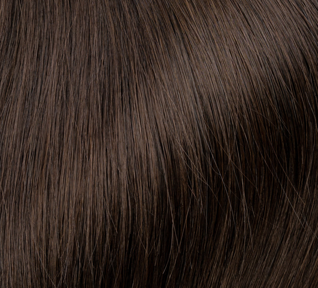 Premium Tresse in Asch-Dunkelbraun