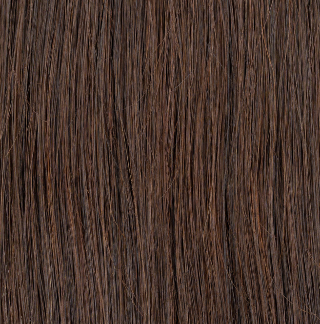 Premium Tresse in Asch-Schokobraun