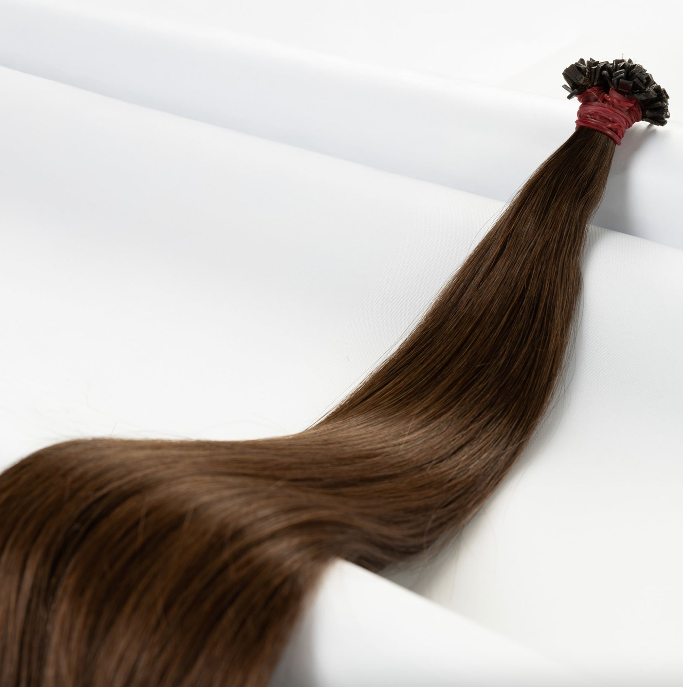 Premium Tresse in Asch-Hellschokobraun