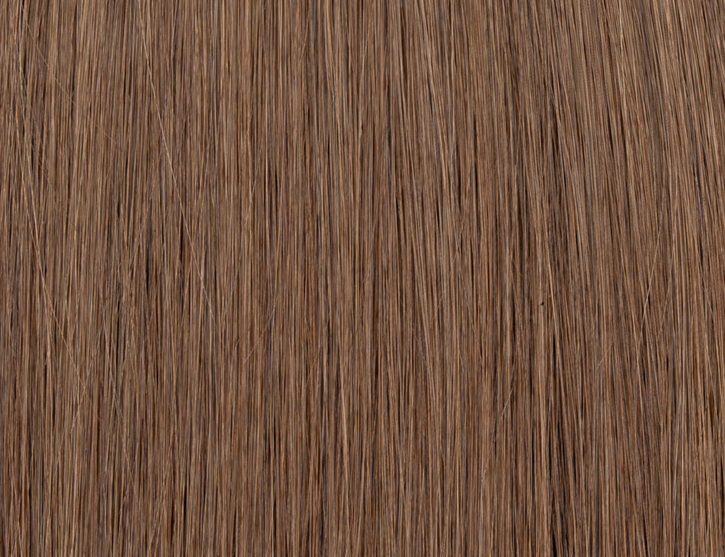 Premium Tresse in Asch-Hellschokobraun