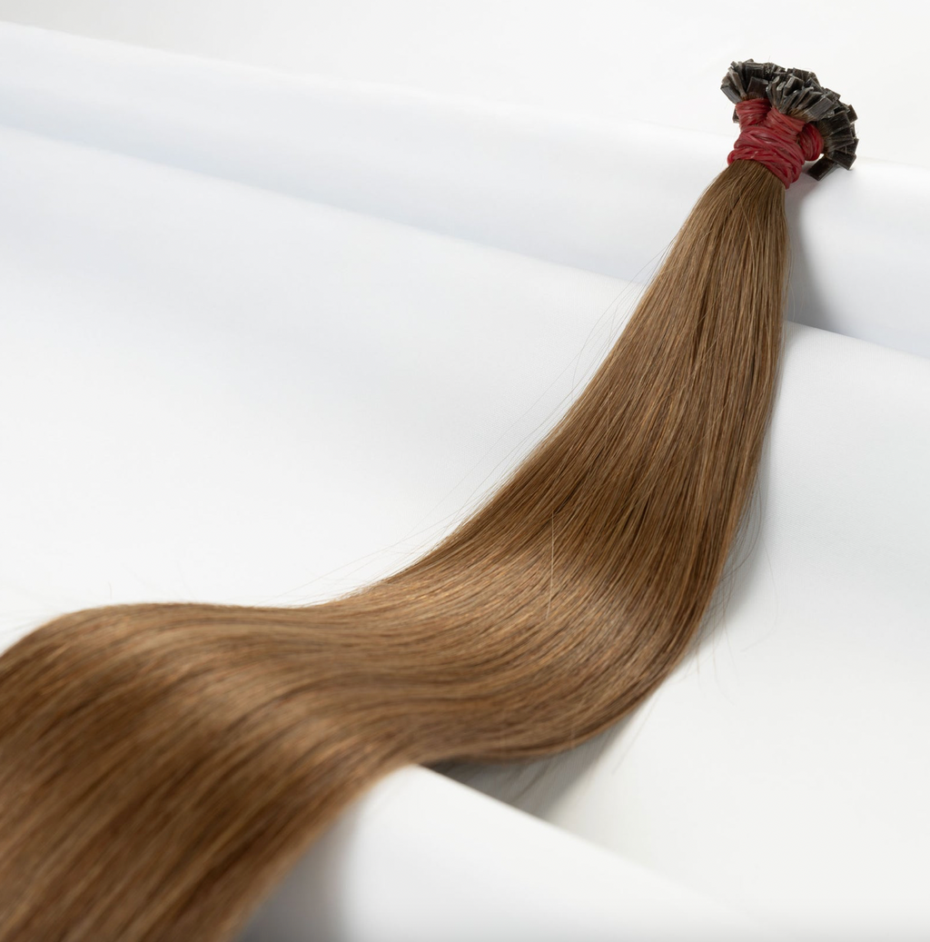 Premium Tresse in Haselnussbraun