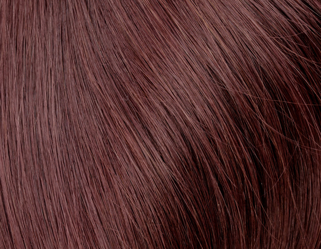 Premium Tresse in Mahagoni