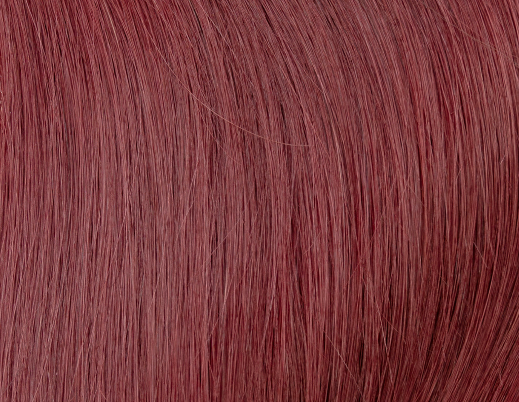 Premium Tresse in Burgund